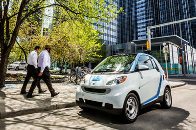 Eight parking stalls have been set aside with the car2go car share program coming to campus.