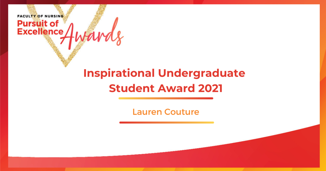 2021 Inspirational Undergraduate Student Award