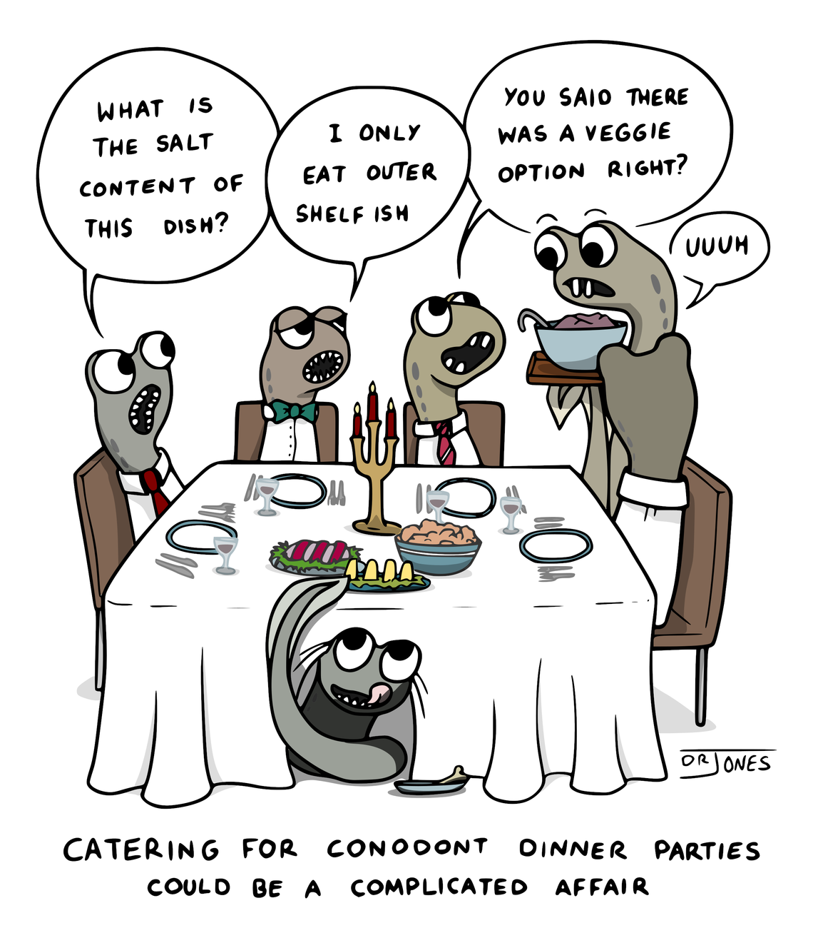 Conodont dinner party