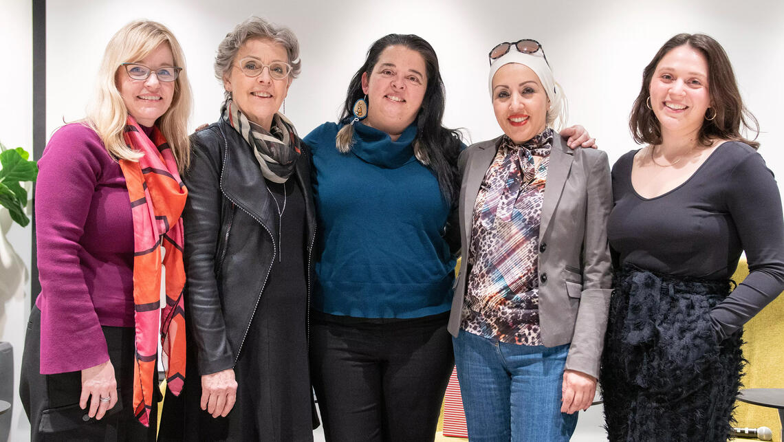From left: Keri Damen, Karen Benzies, Diana Frost, Ghada Nafie, and Alessandra Amato