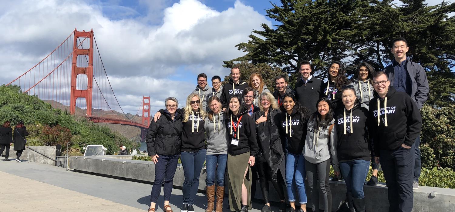 Silicon Valley Discovery Tour group visits the Golden Gate Bridge in San Francisco, California. Photo by Jenn Delconte
