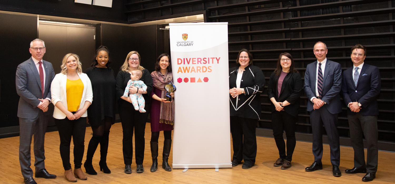 CV&Me members receive UCalgary Equity and Diversity award