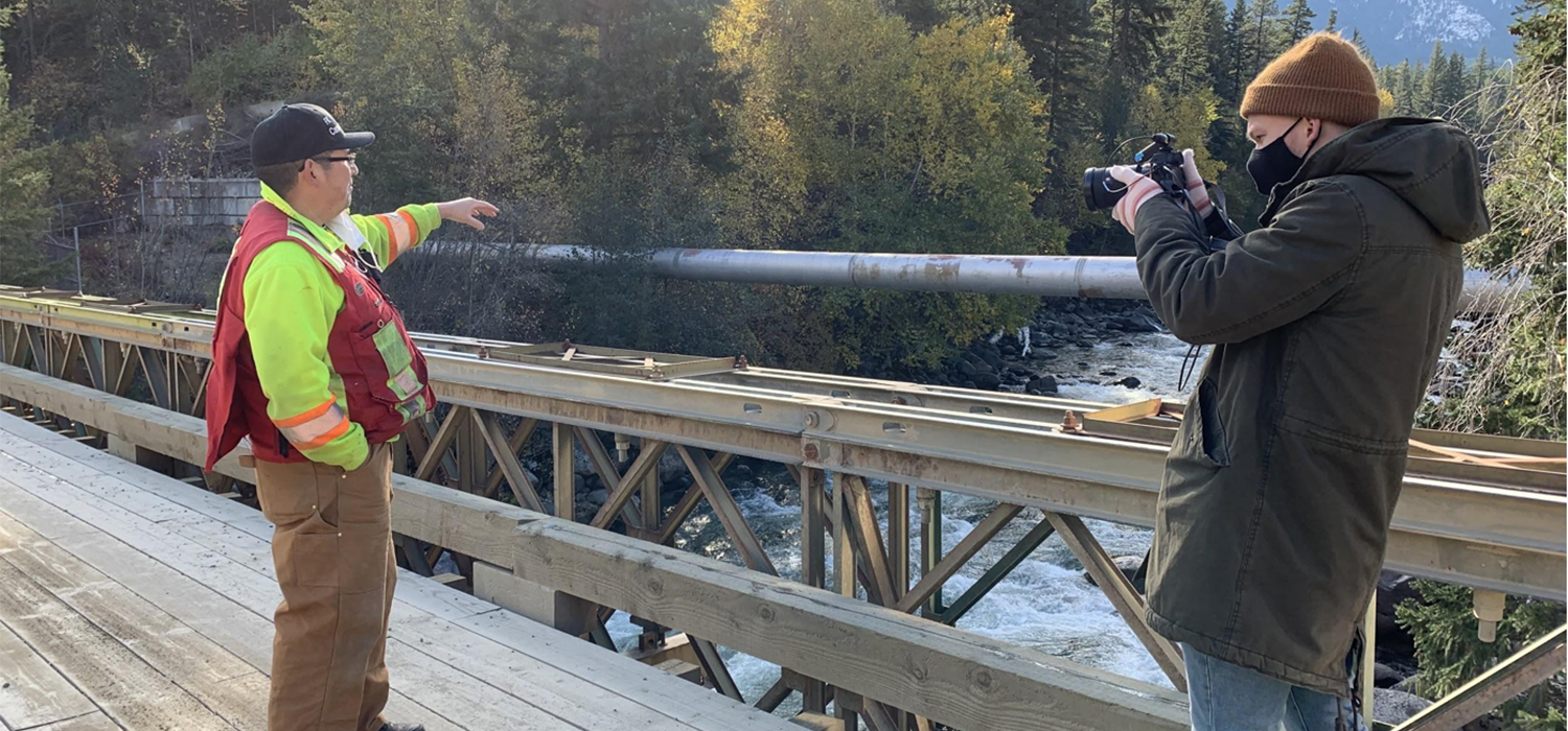 Water Movement travels to Lytton First Nation with Videographer Matt Miller to film expert Indigenous water treatment operator Warren Brown.