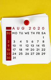 Calendar August 2020