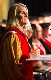 Hayley Wickenheiser at 2018 convocation