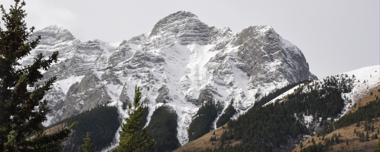 The Rocky Mountains in Alberta.
