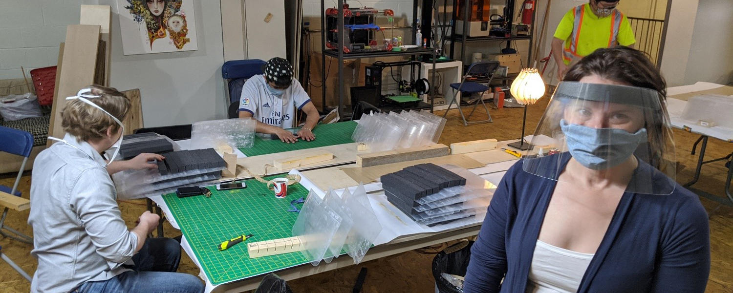 UCalgary researchers leading delivery of 12,000 COVID-19 face shields