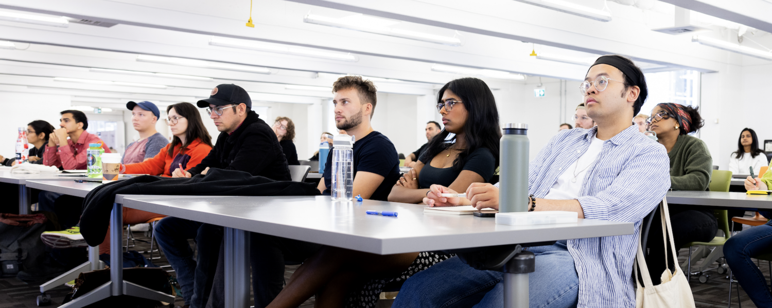 SAPL students paying attention to a lecture.