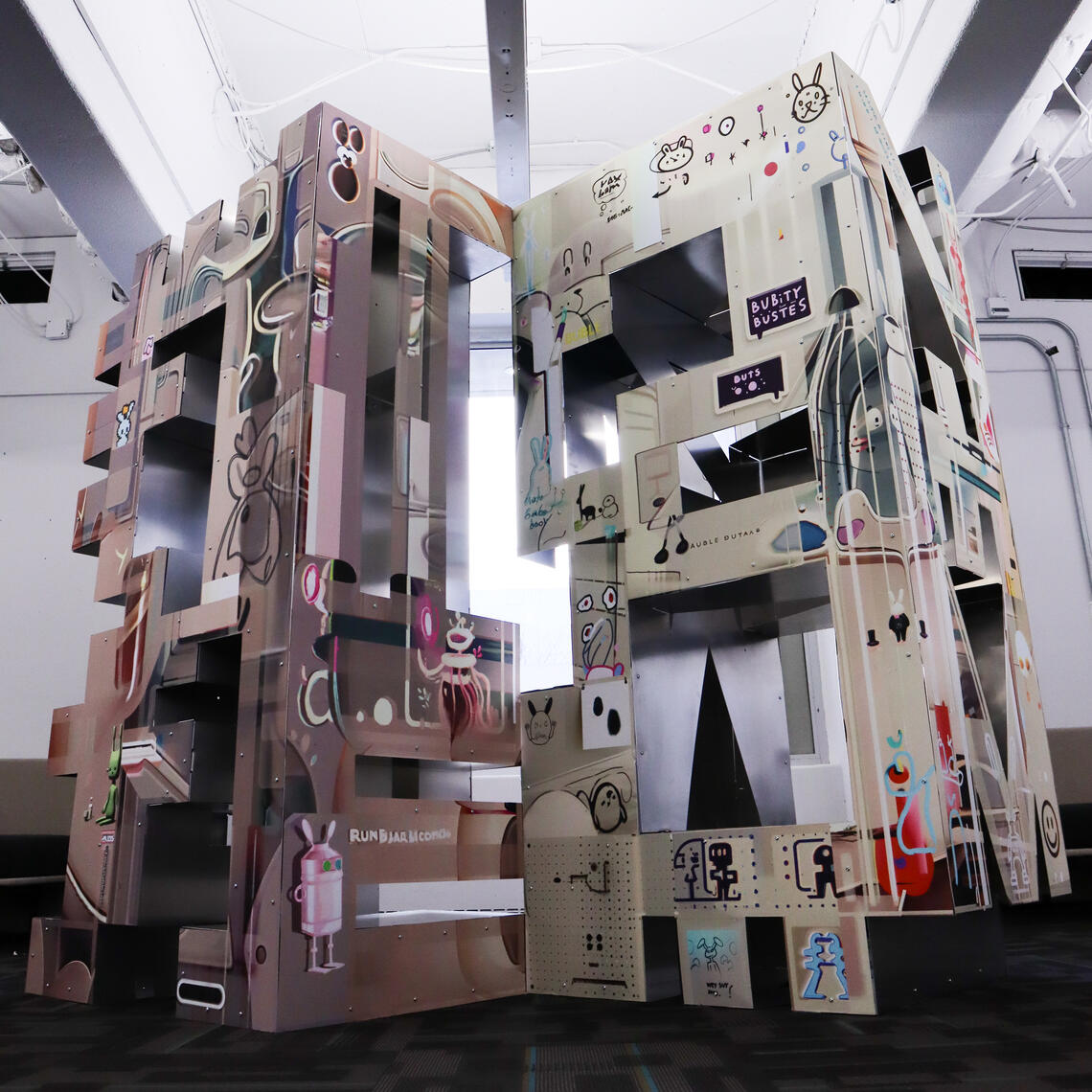 Model built by students for the Sommerville Seminar