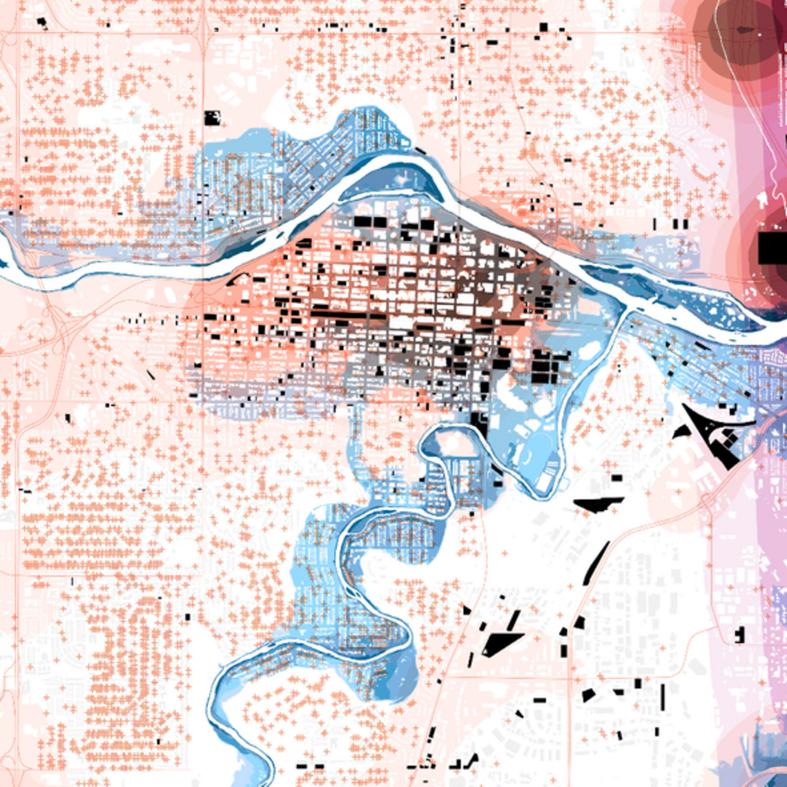 City maps.