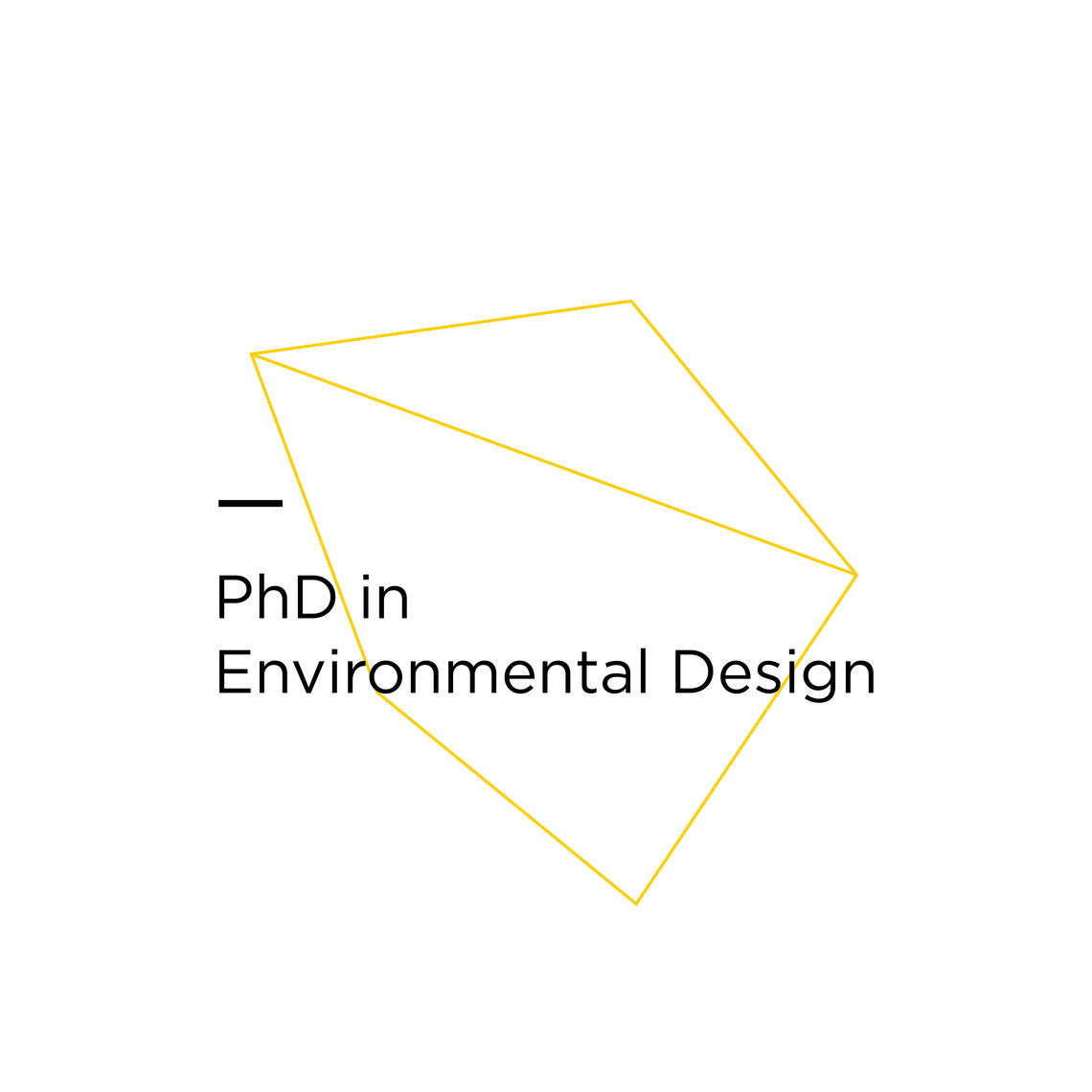 PhD in Environmental Design