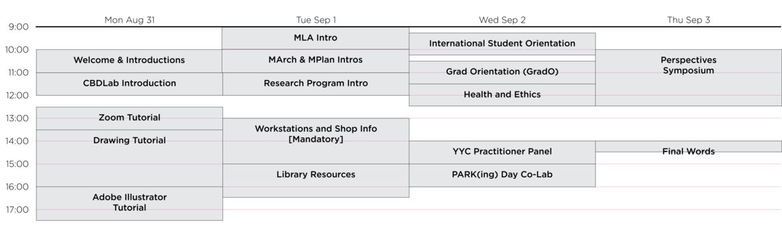 orientation 2020 schedule orientation 2020 schedule