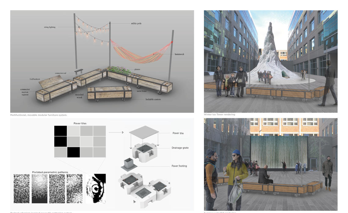 The District Modular Courtyard Design Elements