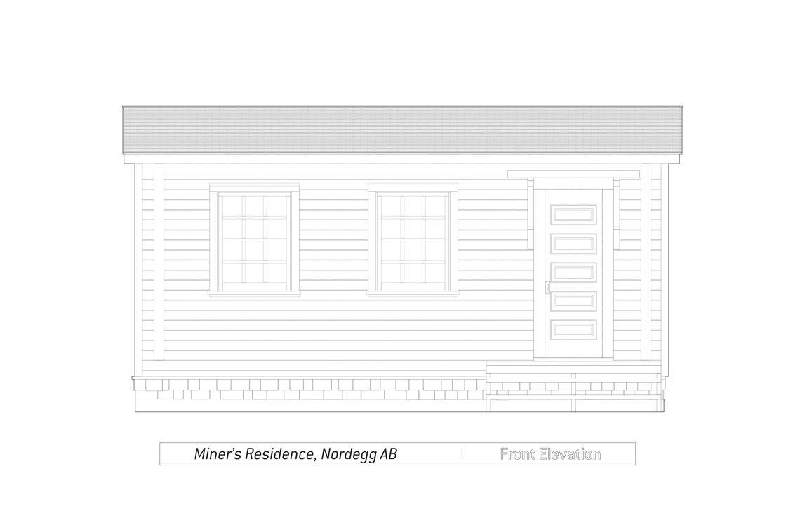 Typology: Modest Miner Drawing