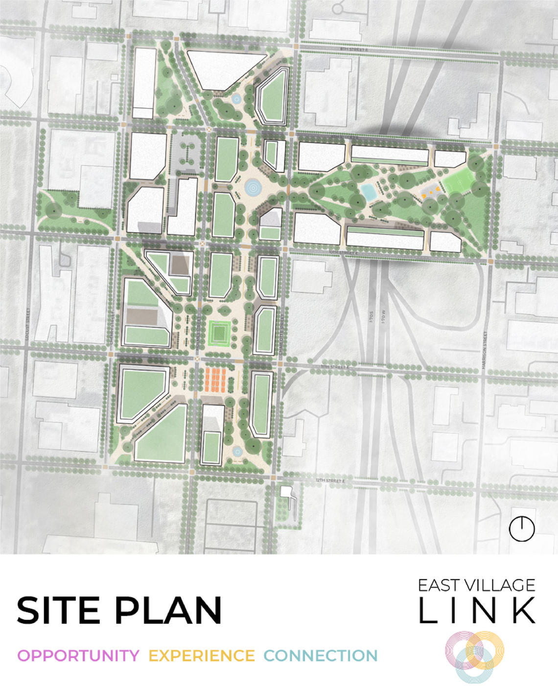 UCalgary's ULI Hines competition submission focused on connection, experience and opportunity in Kansas City's downtown core. Courtesy Elie Jahshan