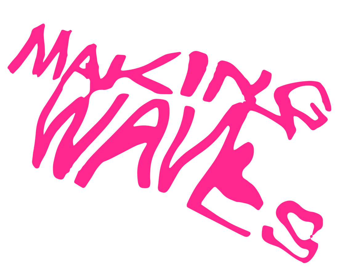 Making Waves ripple text
