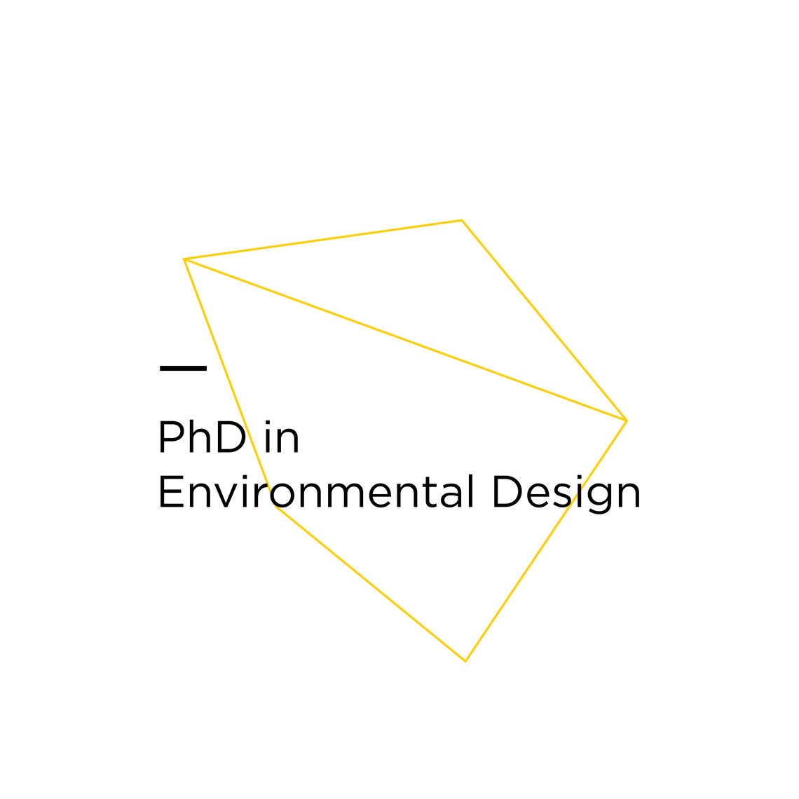 PhD Environmental Design