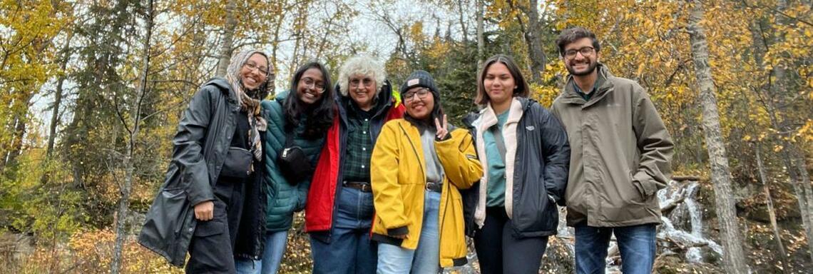 Exploring Calgary's outskirts with Professor Mary-Ellen Tyler