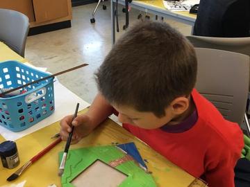 Landscape Architecture-Painting and Designing topography and circulation system along the river