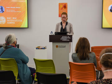 Alana Kerr represents RAIC Calgary Network