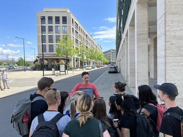 MLA students in Zurich for a Study Abroad class.