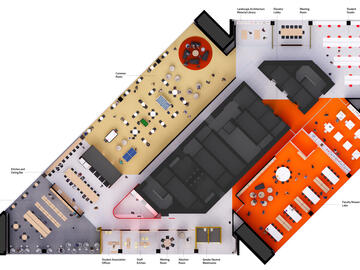 Level 7 rendering of new SAPL building.